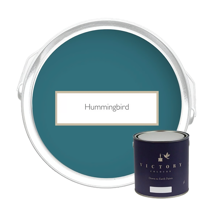 Humminngbird - Blue-Green Paint