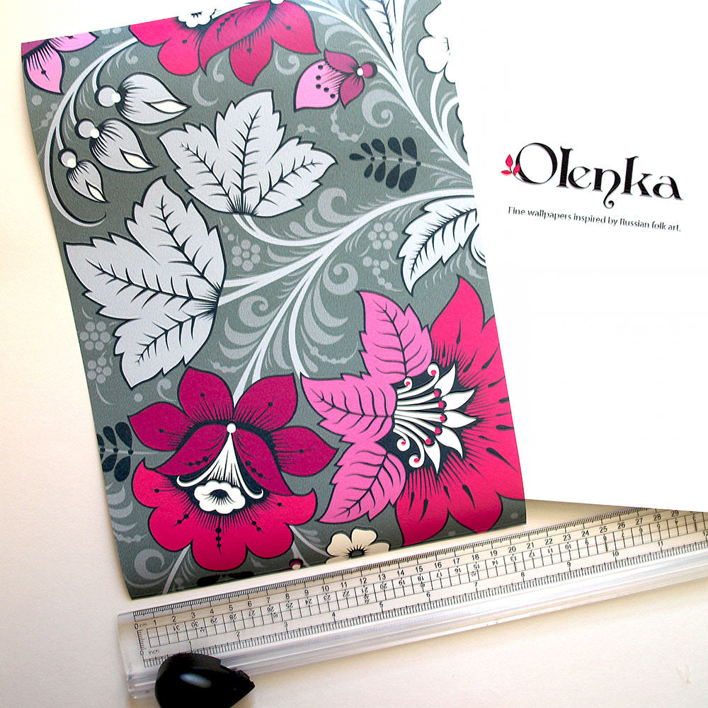 Milana Hot Pink and Grey image 7