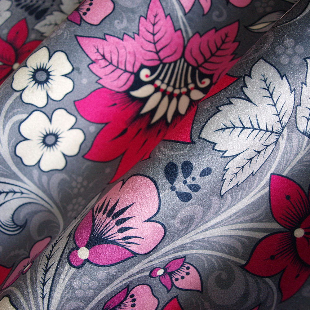 Milana Hot Pink and Grey image 4