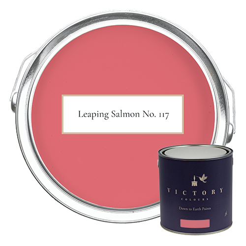 Leaping Salmon - Coral Paint