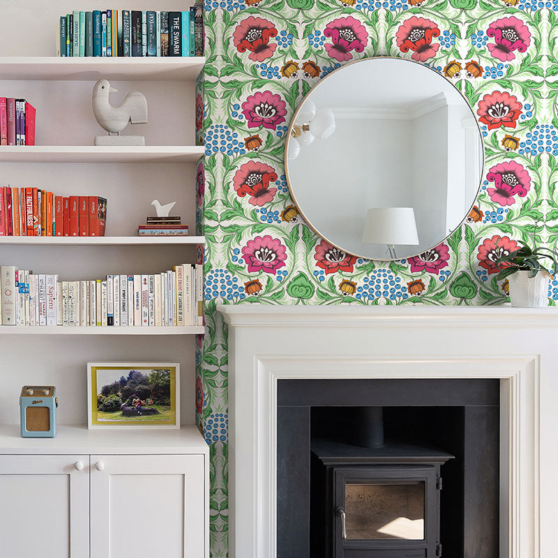 Colourful Wallpaper – Alice Meadow | Olenka Design