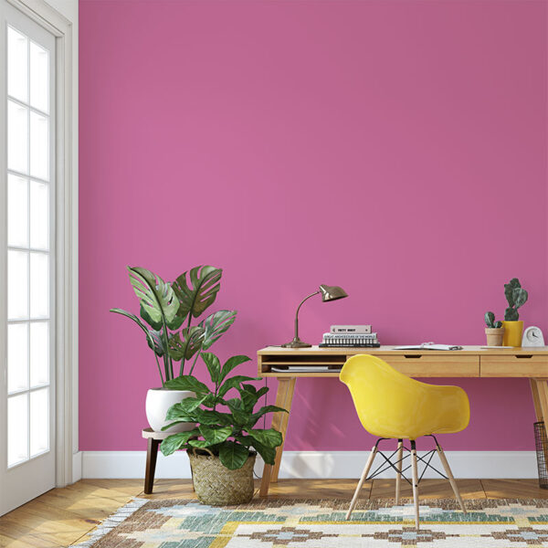Bright pink paint